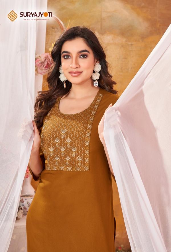 Suryajyoti Nirja Advance Vol-9- Straight Kurtis